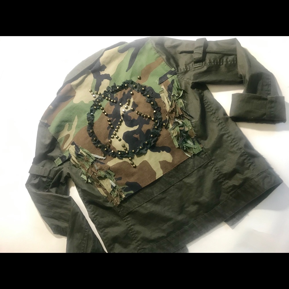 Armani Exchange rework with camo jacket